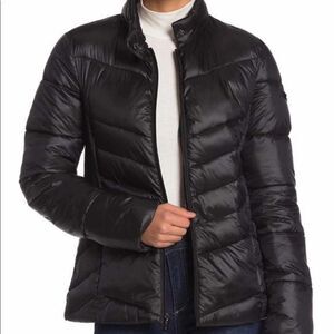 VIA SPIGA SMOCK QUILTED PUFFER
